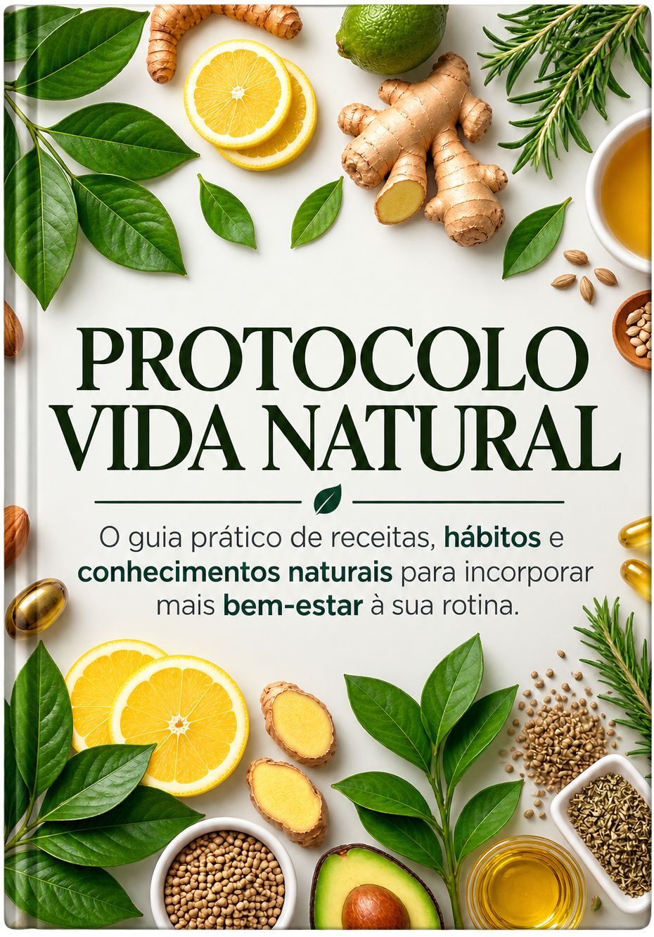 Capa do e-book Protocolo Vida Natural — guia prático de receitas, hábitos e conhecimentos naturais